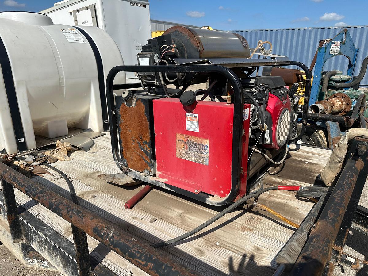 Used Lamar 16 Trailer with All American Pressure Washer and Water Tank