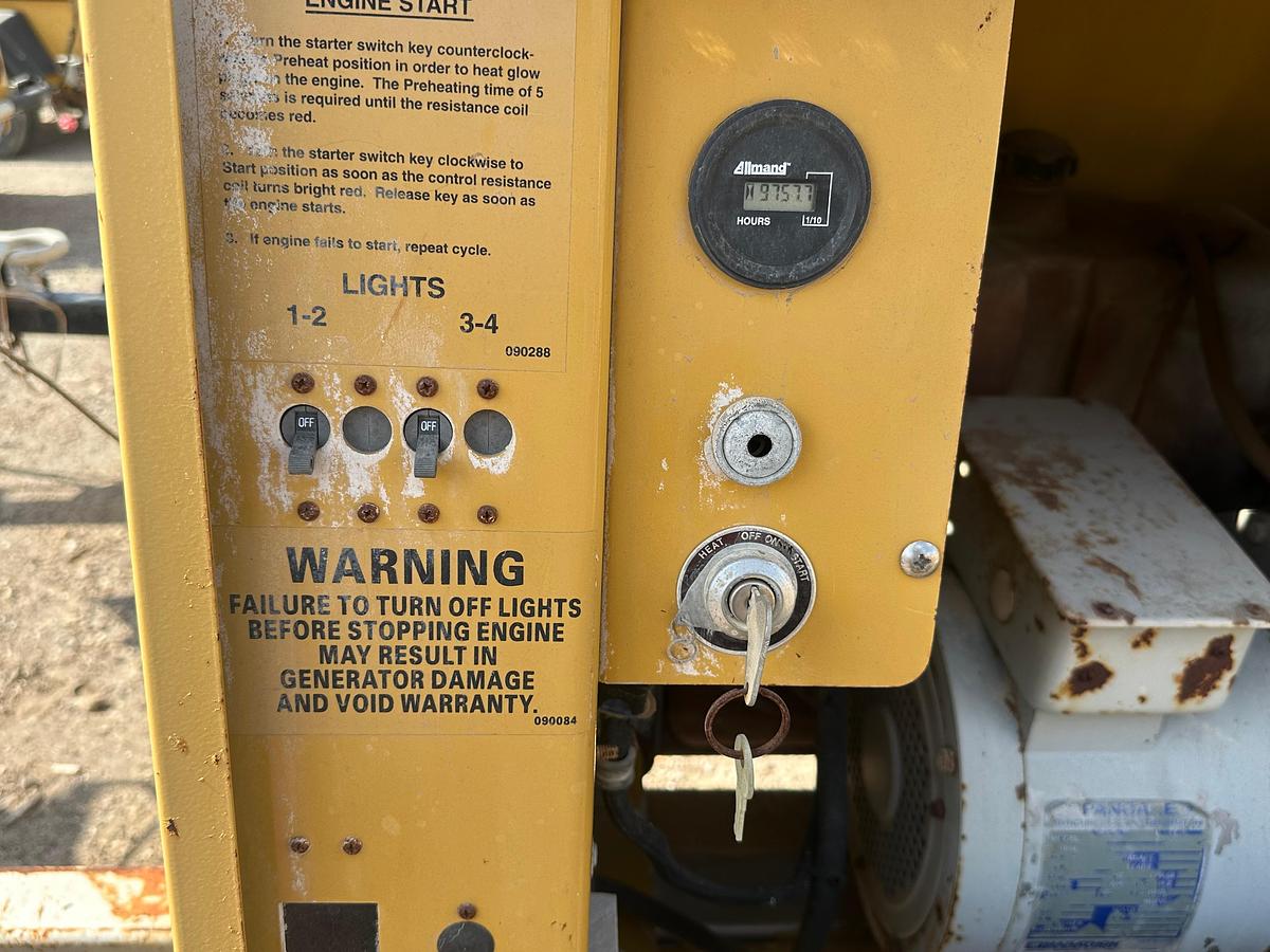 Used Allmand Night-Lite Pro NL 8 8KW Light Plant with CAT Engine