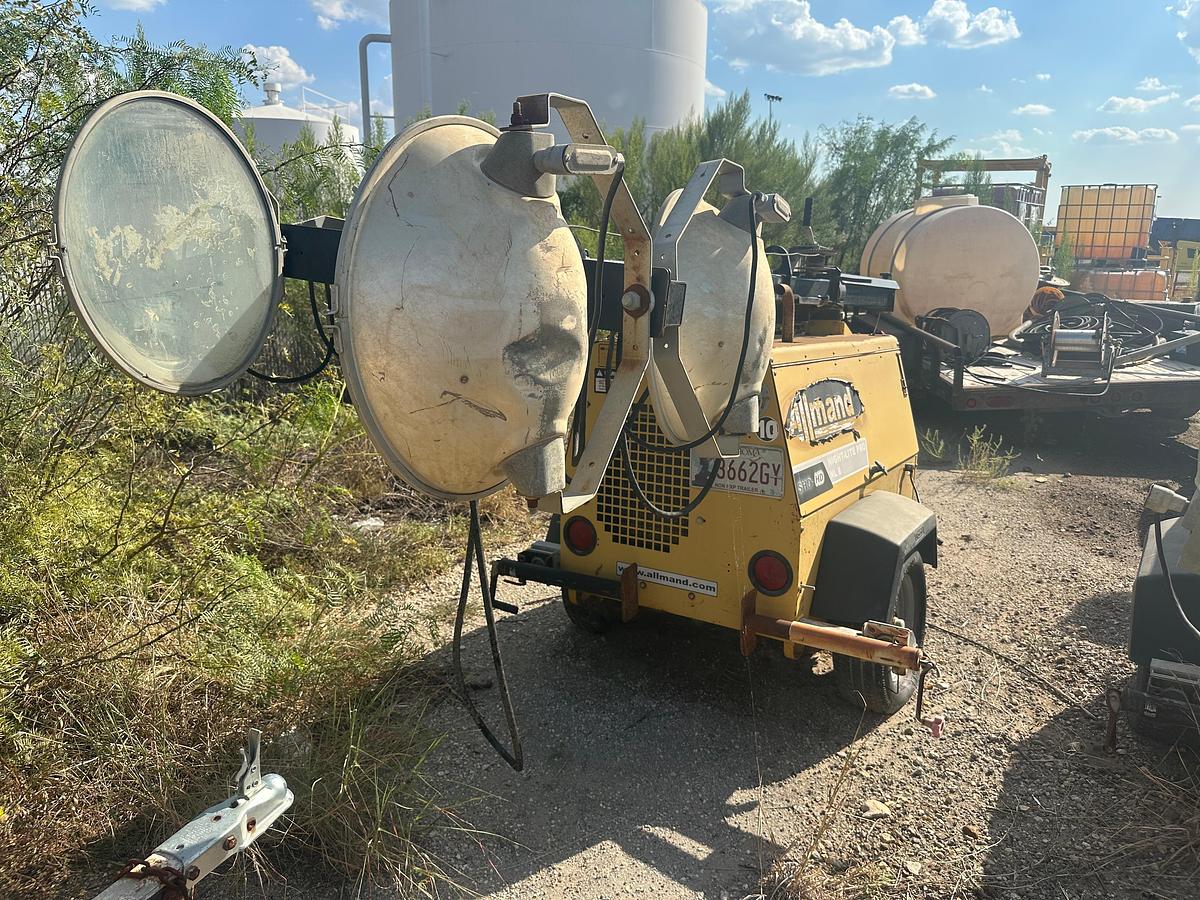 Used Allmand Night-Lite Pro NL 8 8KW Light Plant with CAT Engine