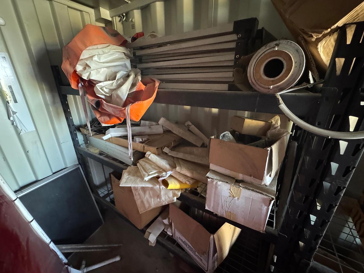 Used 20' Conex Shipping Container with Contents