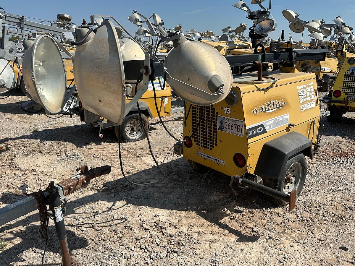 Used Allmand Night-Lite NL88 KW Light Plant with CAT Engine