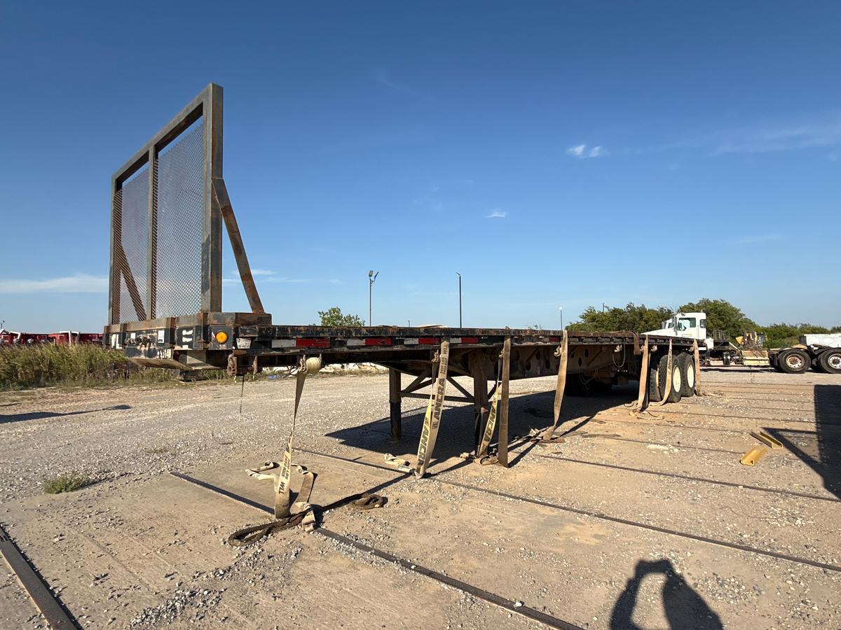 Used 2010 Bright Coop Flat Bed Trailer with a 2011 Princeton PB80 Piggy back