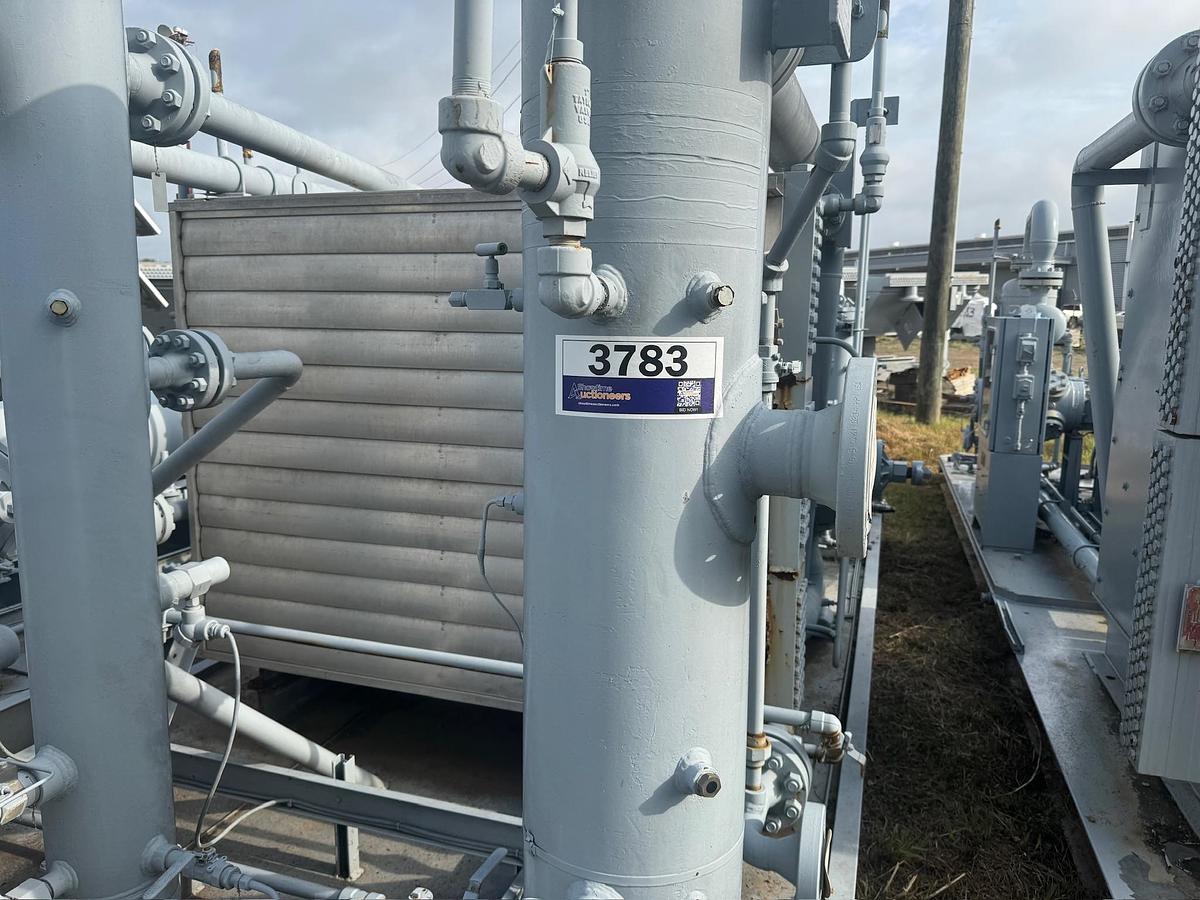 Used Electric Natural Gas Compressor Package, Skidded