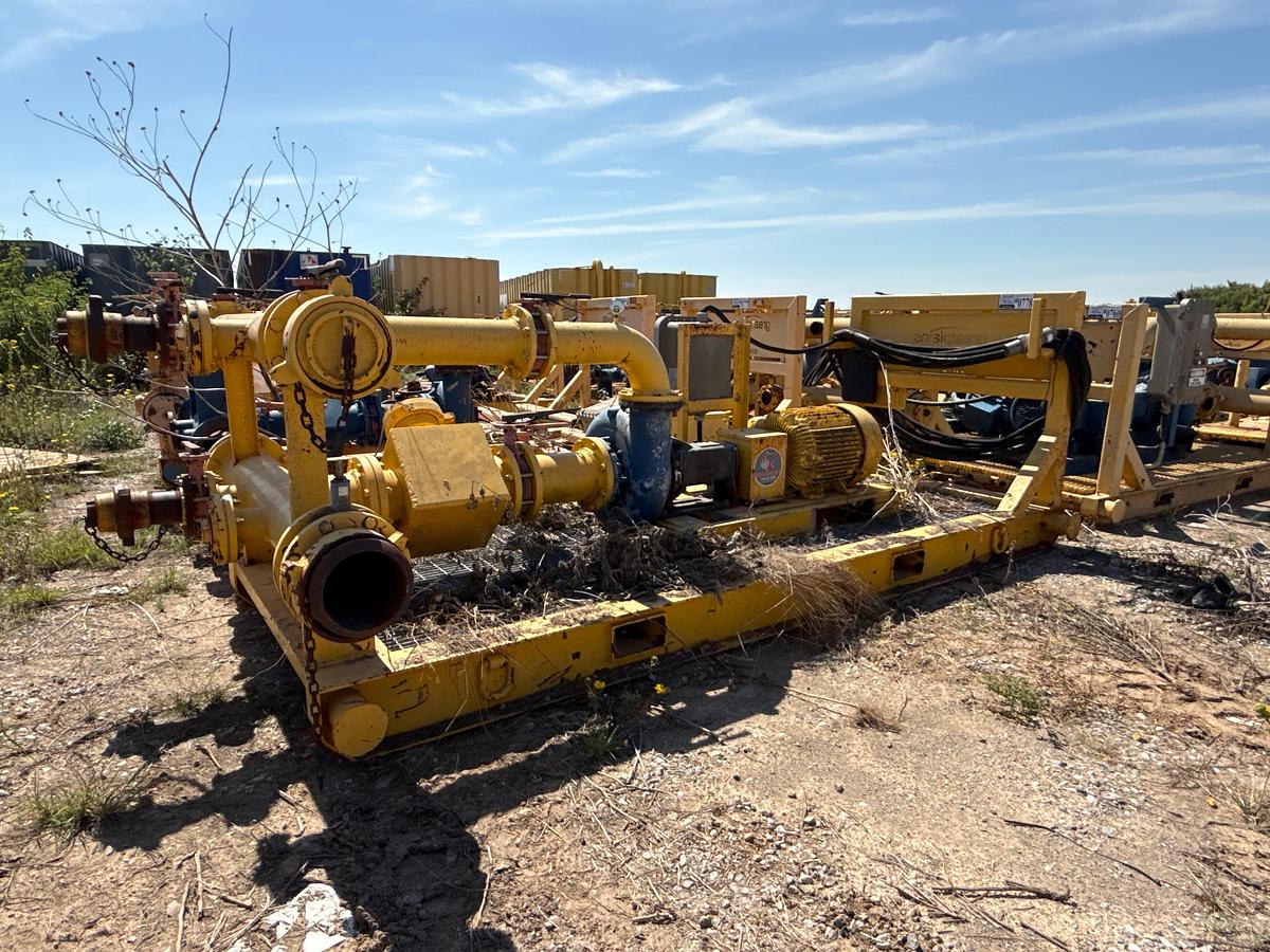 Used Forum 8x6x14 Transfer Pump With a Baldor T30 75 Horsepower Electric Motor