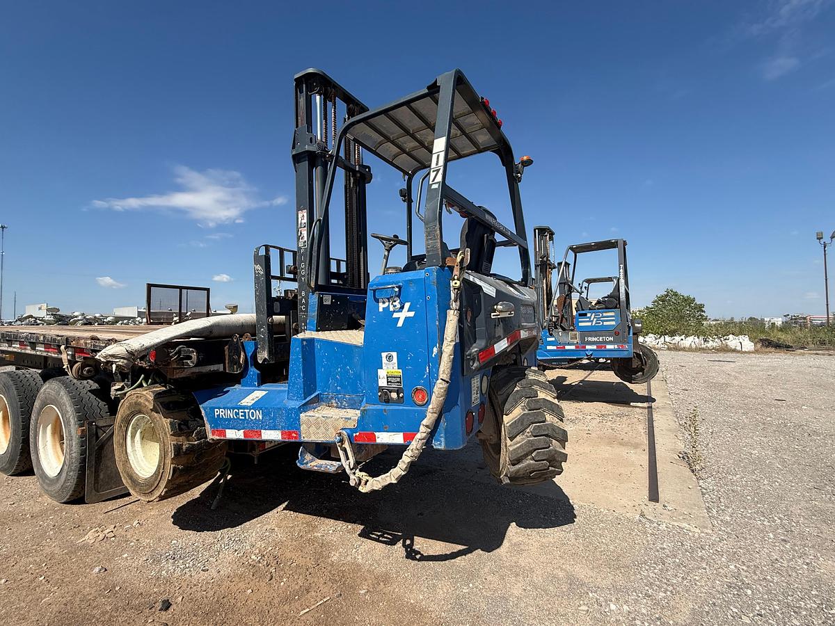 Used 2011 Bright Coop Flatbed Trailer with a Princeton PB80 2011 Piggy Back