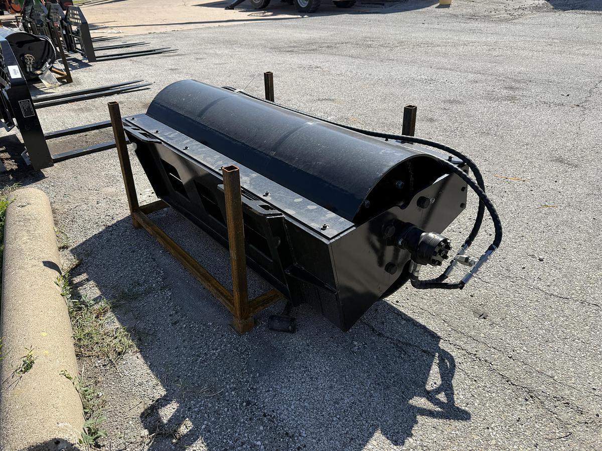 Used 2026 GIYI GY-VR59 Vibratory Roller Skid Steer Attachment (UNUSED)