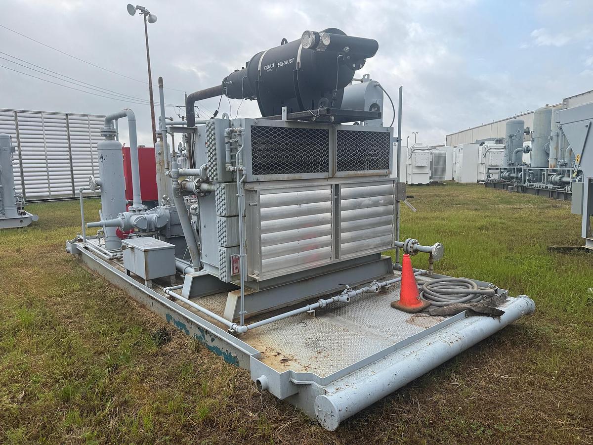 Used 2020 Engine-Driven Natural Gas Compressor, Skidded