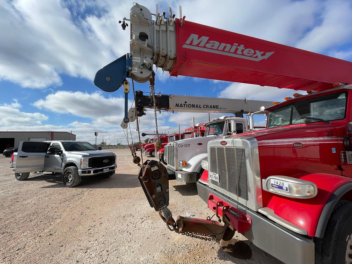 Used 2013 Peterbilt 367 Boom Truck Crane