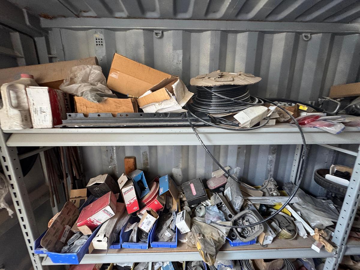 Used 20' Conex Shipping Container with Contents