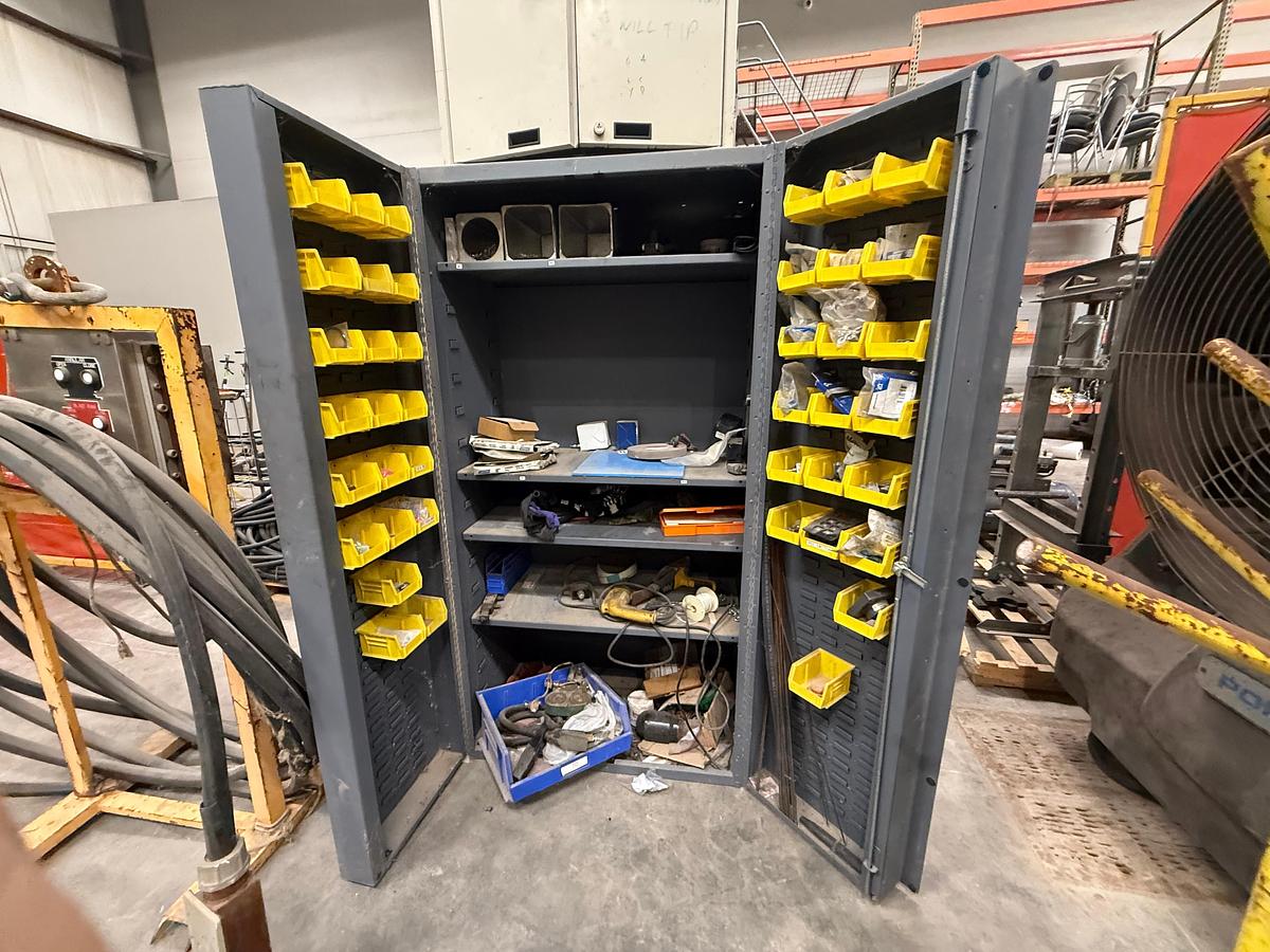 Used Cabinet with Assorted Tools