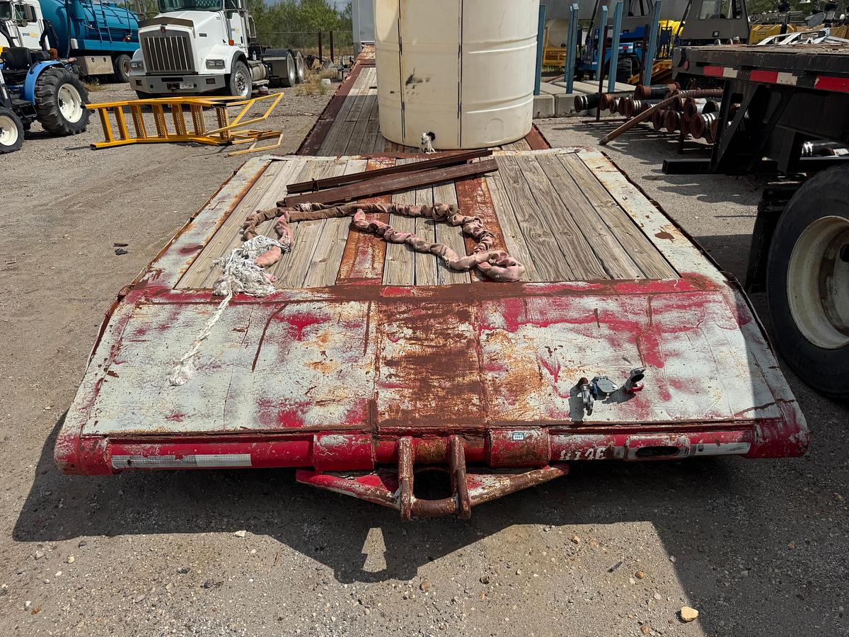 Used 45 Step Deck Trailer with Pop-Up Rollers - Rolling Tailboard