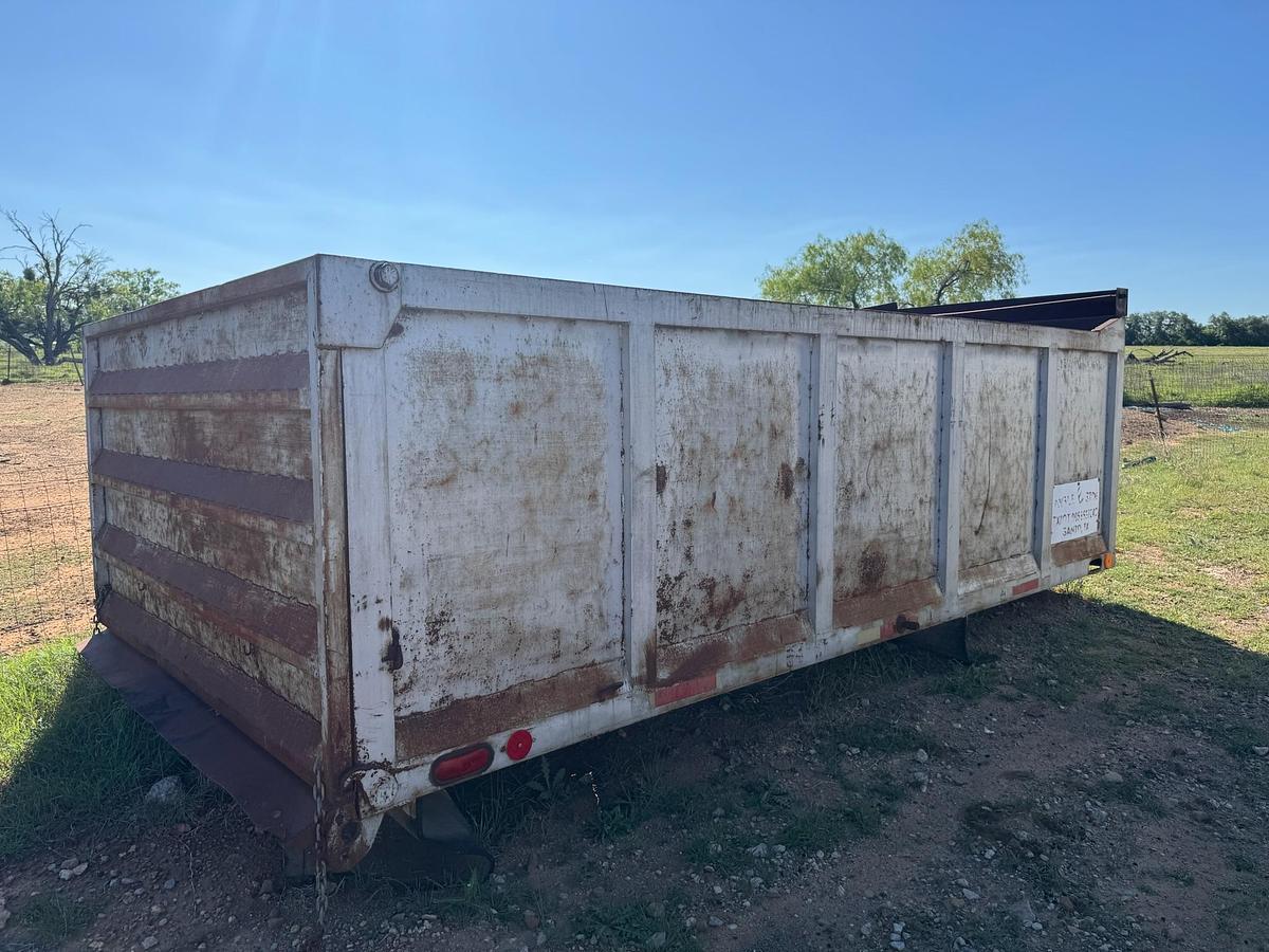 Used Heavy-Duty Steel Transport Dump Box