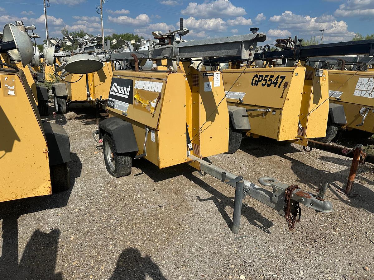 Used Allmand Night-Lite Pro NL 8 8KW Light Plant with CAT Engine