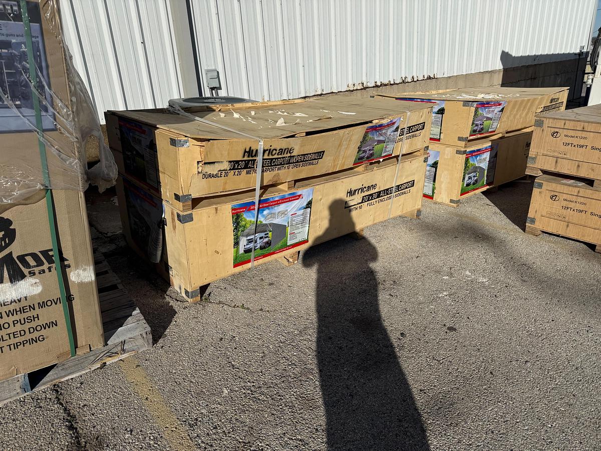 Used 20' x 20' All-Steel Carport