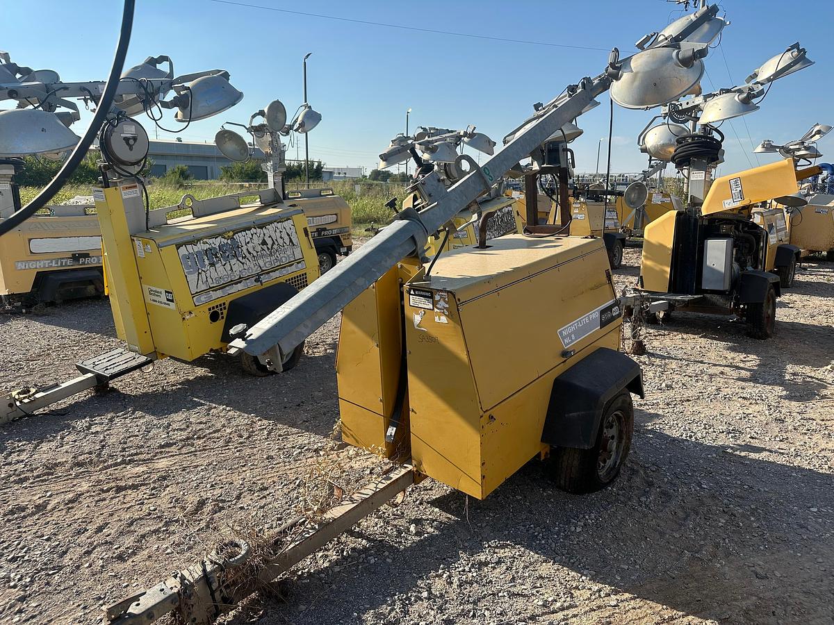Used Allmand NightPro NL8 8kw Light Plant with CAT Engine