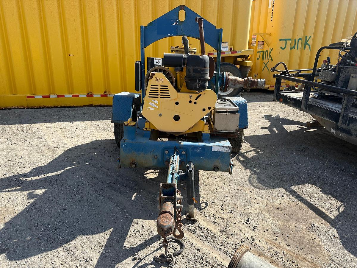 Used Pioneer Pump Trailer Mounted Pump with DeuzDiesel Engine
