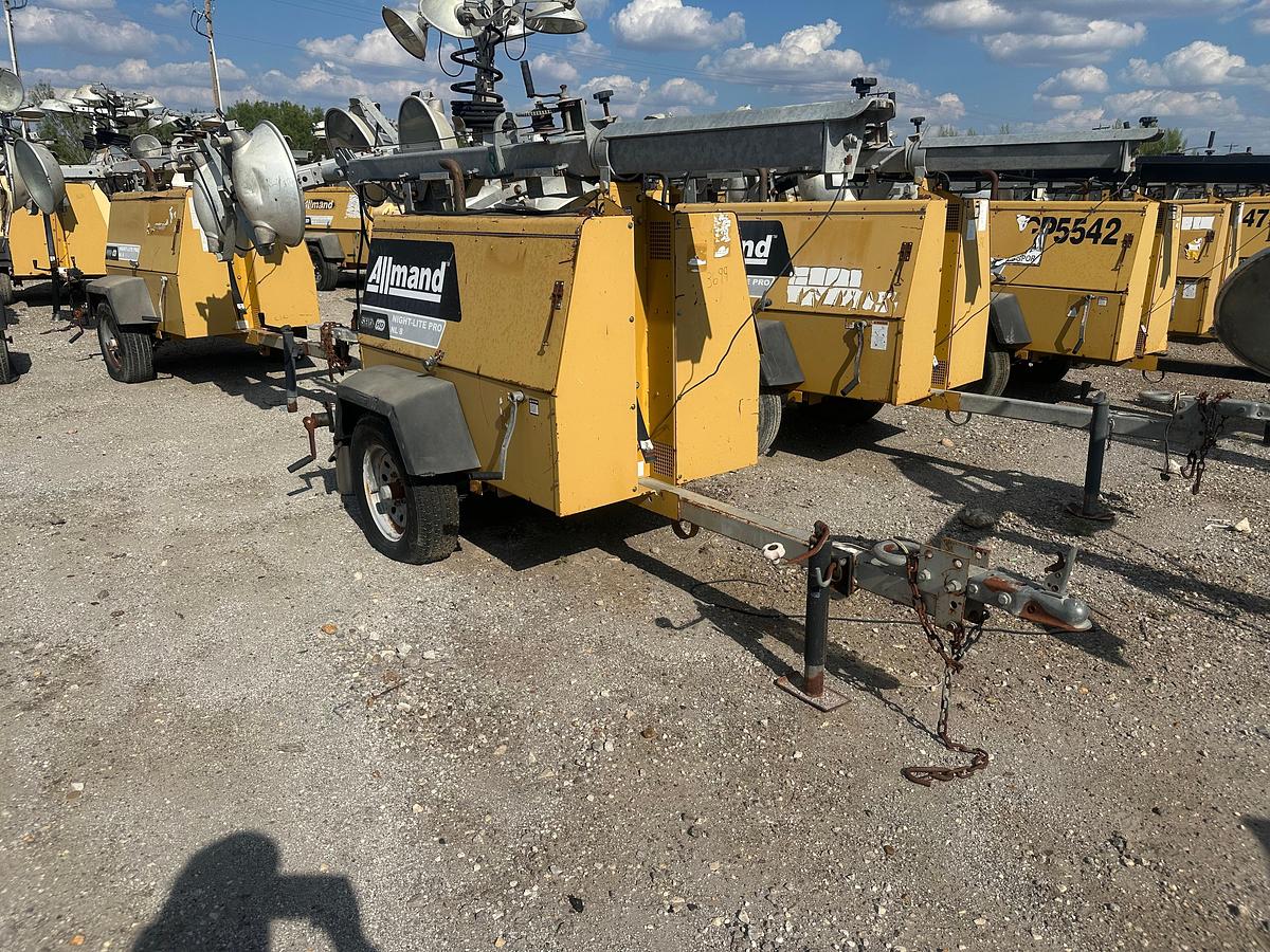 Used Allmand Night-Lite Pro NL 8 8KW Light Plant with CAT Engine