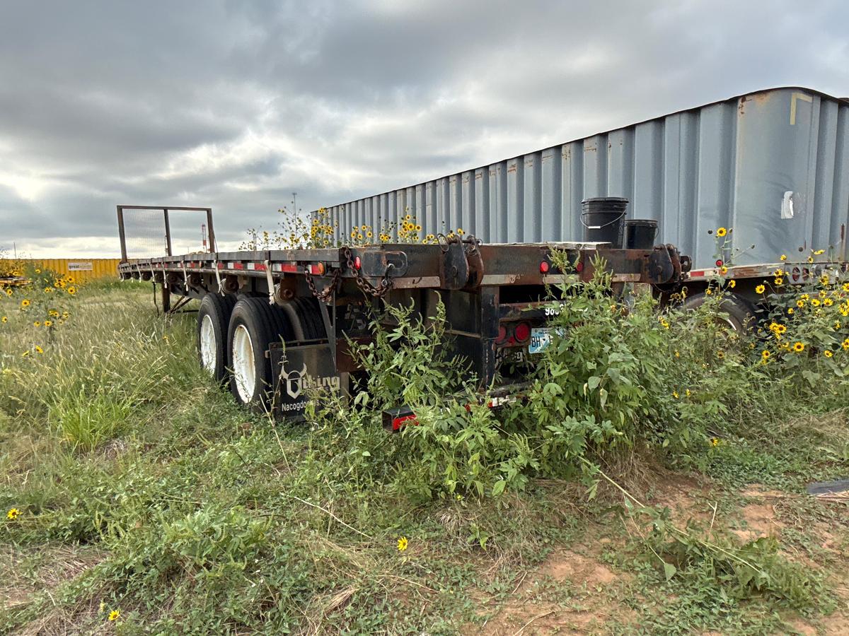 Used 40ft Flatbed Trailer 5th Wheel
