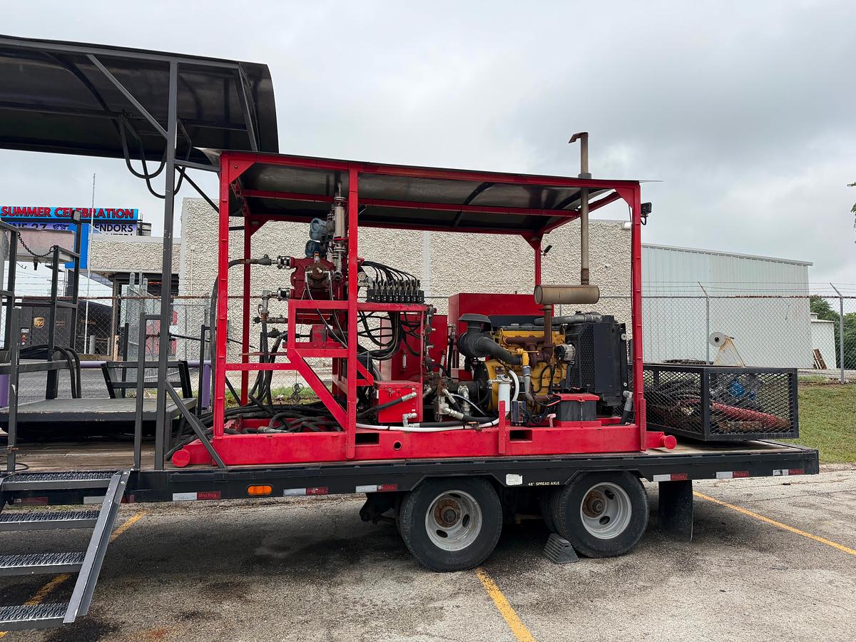 Used 2018 Nov Rolligon Chemical Mixing Unit Big Tex