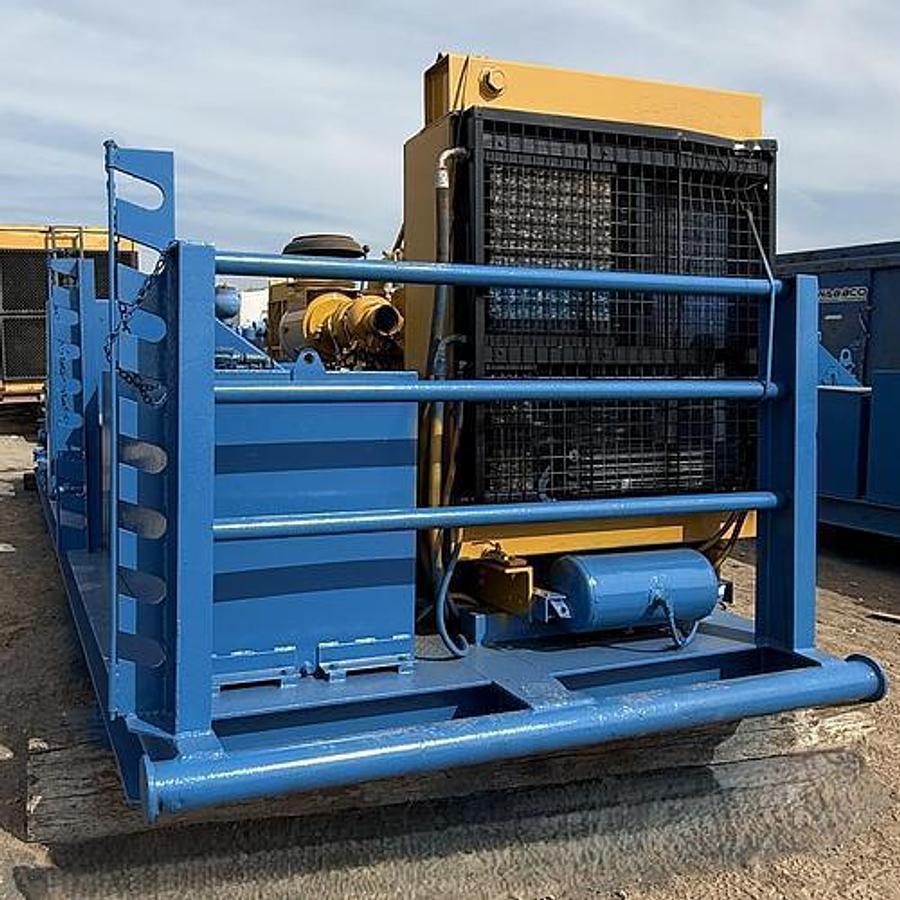 Used Kerr T-60 Triplex Mud Pump Powered by C15 Engine