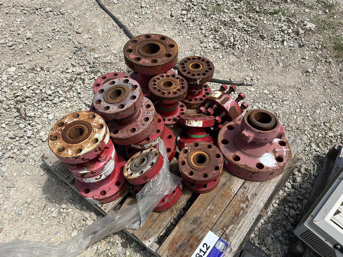 Used Mixed Lot of Oilfield Flanged Spool Pieces & Flange Adapters