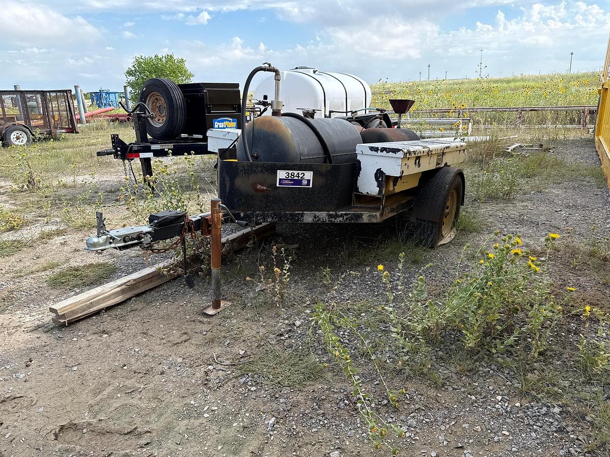Used 10' by 6' Lube Fuel Trailer Single Axel