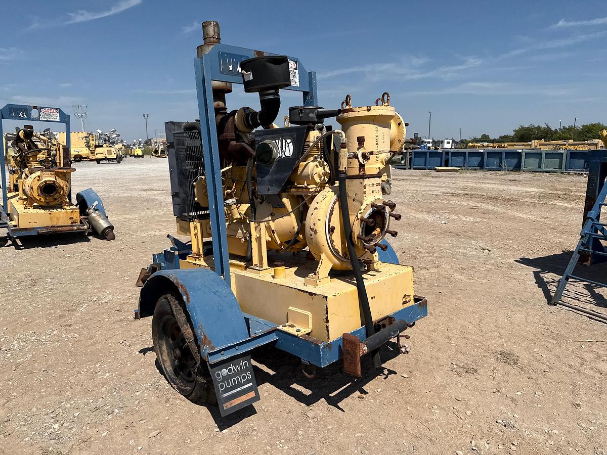Used Godwin Transfer pump With a John Deere 4.5L Diesel