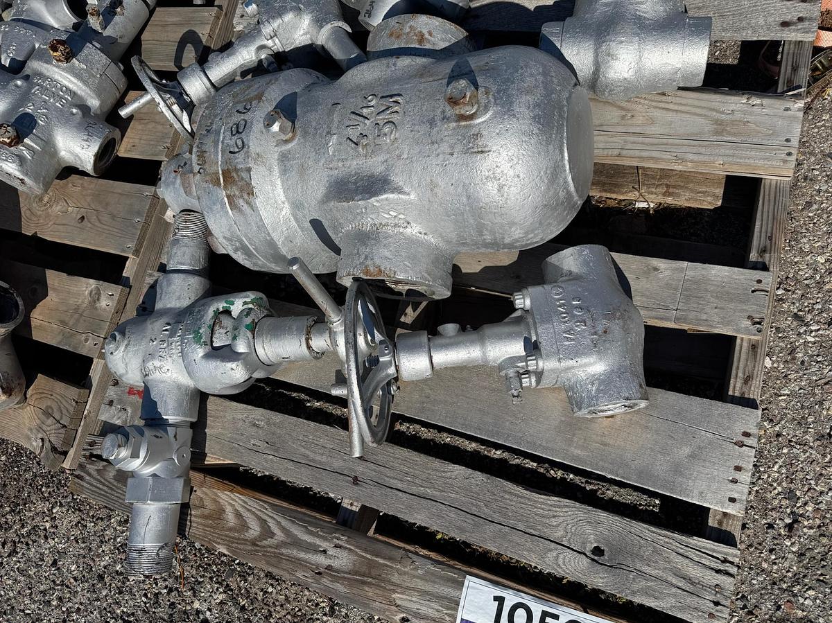 Used (1) Orbit 4 1/16", (2) 2", (1) 1 1/4" (2) Mohawk Valves