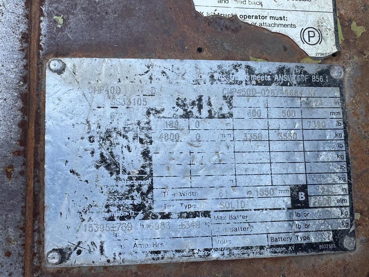 Used Clark CHP 40D 8,000lb Forklift