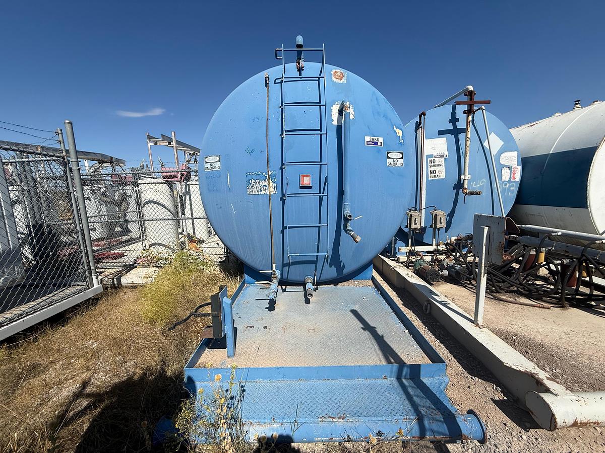 Used 2006 J & J Steel 15,175 GAL Skidded Diesel Tank