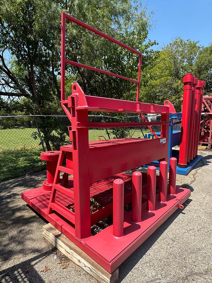 Used Coil Tubing Lubester Rack