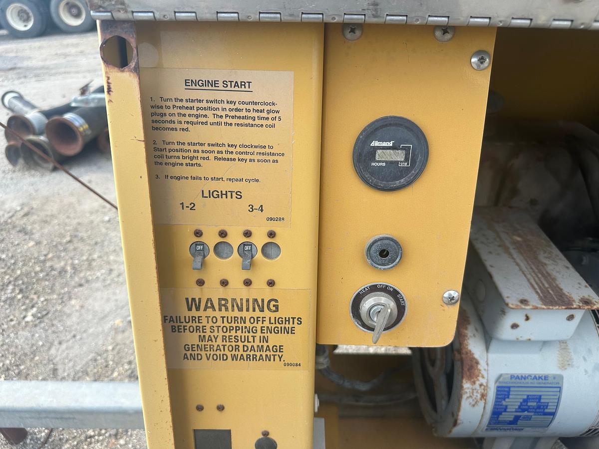 Used Allmand Night-Lite Pro NL 8 8KW Light Plant with CAT Engine