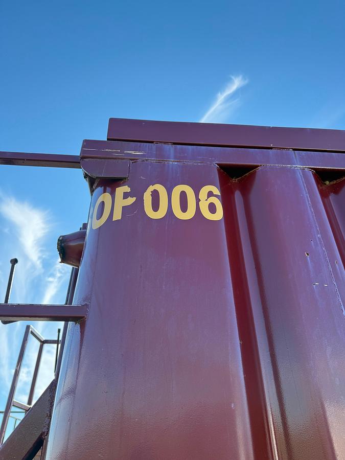 Used 440 BBLS Trailer Mounted Open Top Frac Tank