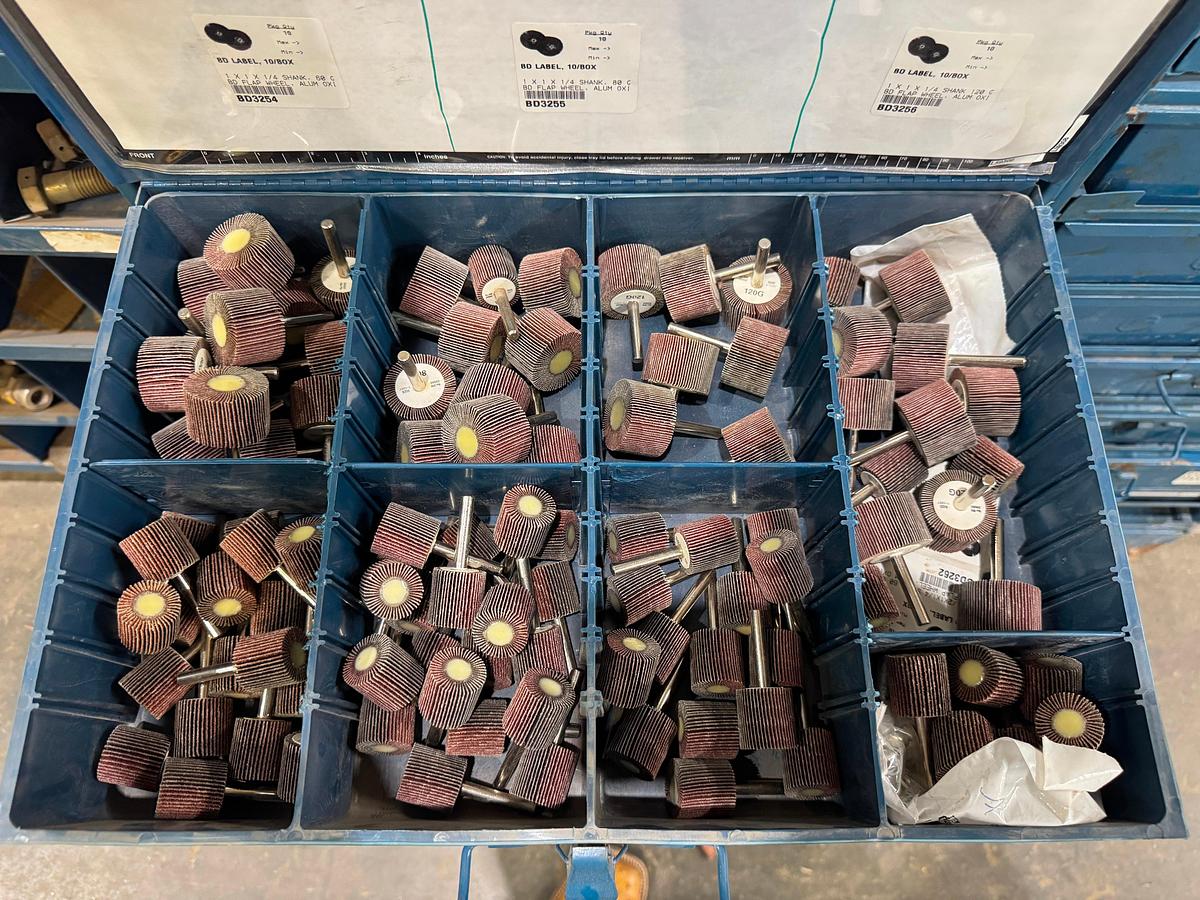 Used Bolt Cabinets - Roll Pins, Set Screws, Fuses, Cable Ties, O-rings and More
