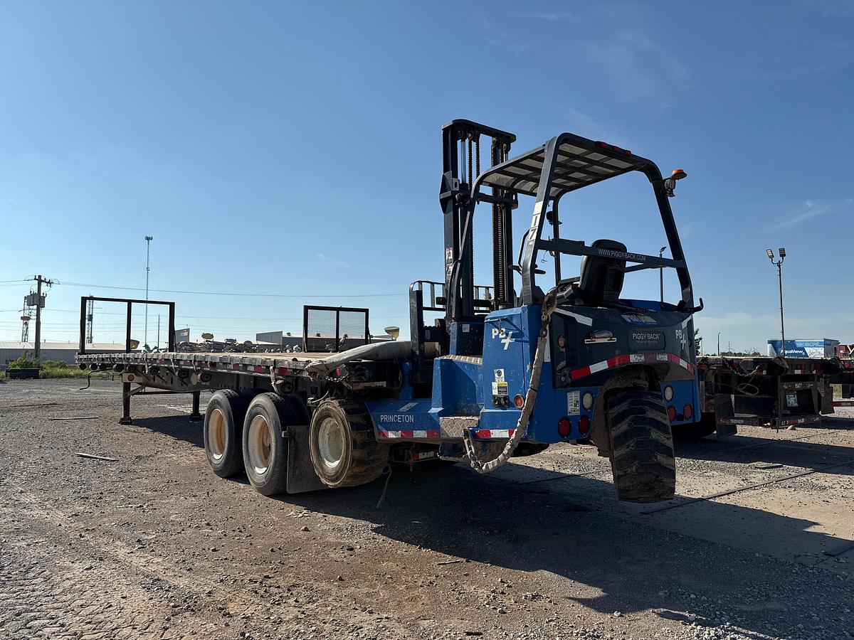 Used 2011 Bright Coop Flatbed Trailer with a Princeton PB80 2011 Piggy Back