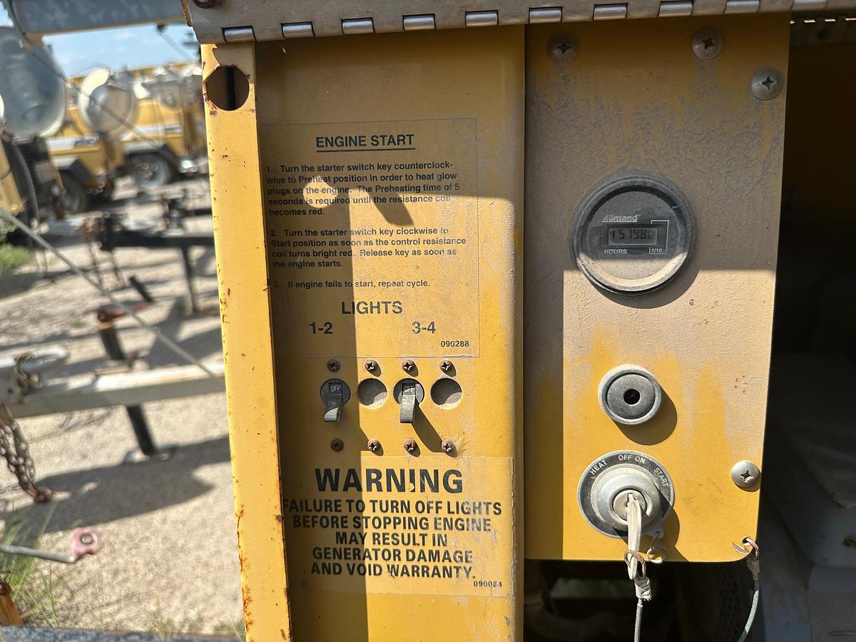 Used Allmand Night-Lite Pro NL 8 8KW Light Plant with CAT Engine