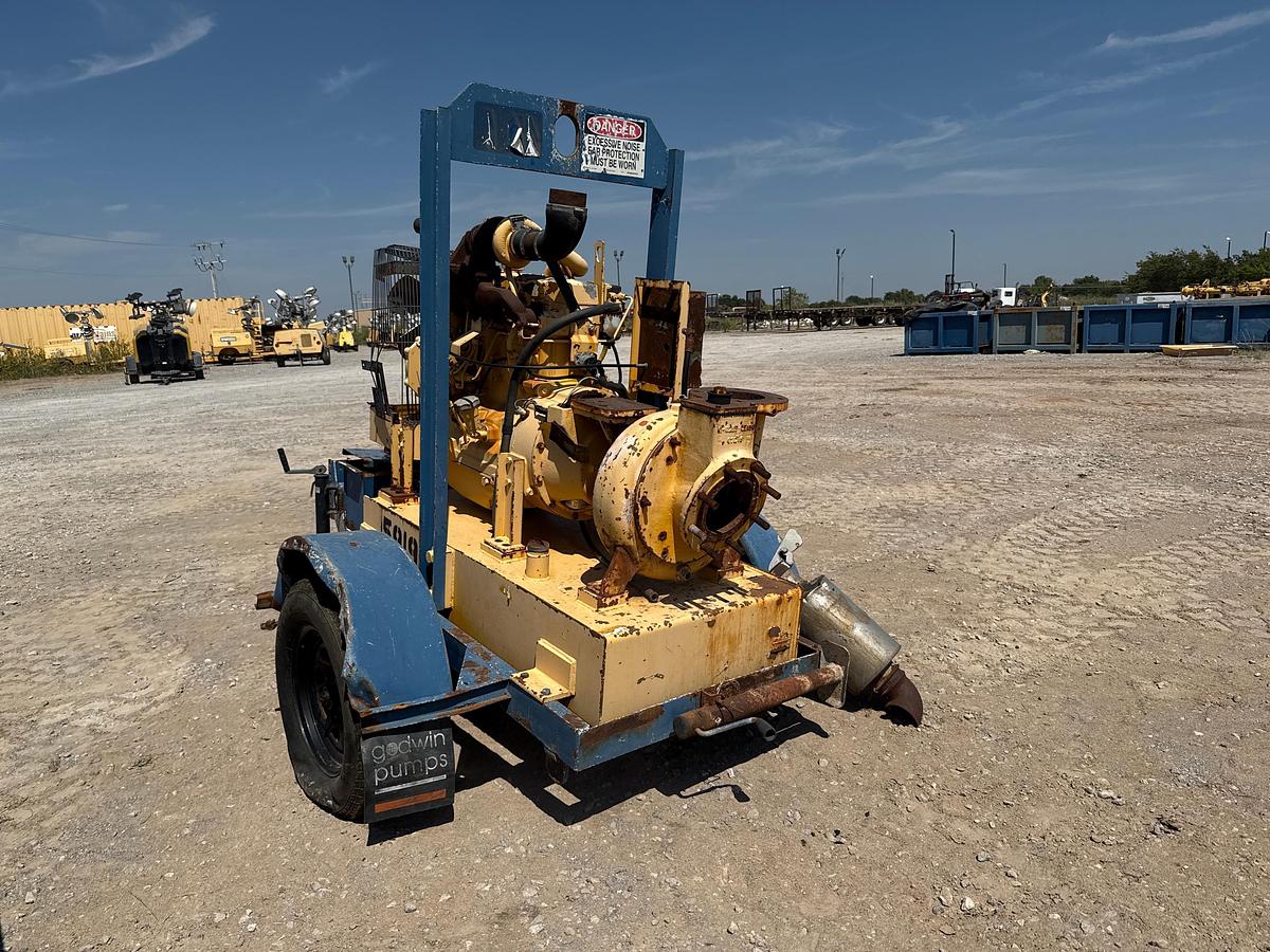 Used Godwin Transfer pump With a John Deere 4.5L Diesel