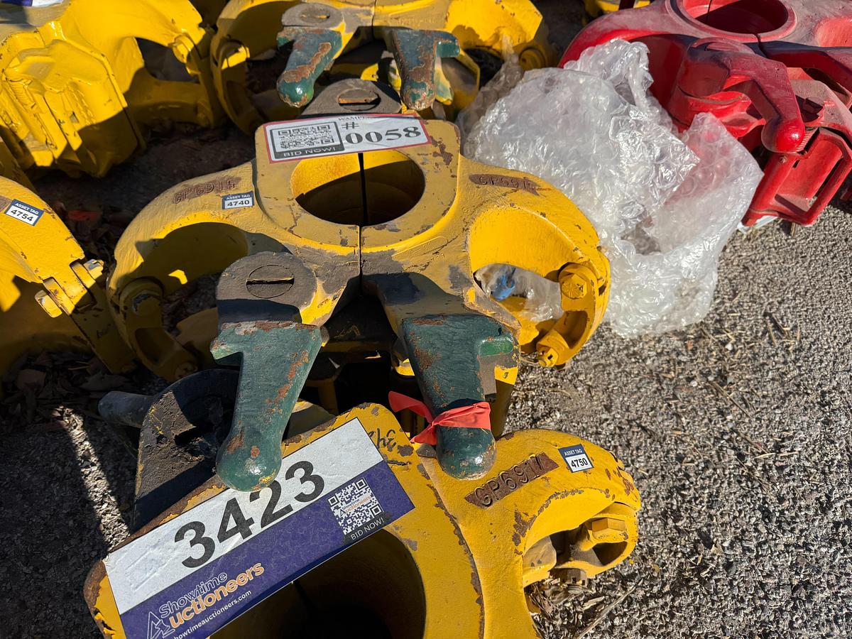 Used (3) APT MGG 4" 250-Ton BN DP Elevators