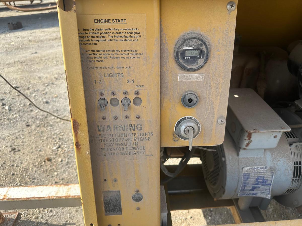 Used Allmand Night-Lite Pro NL 8 8KW Light Plant with CAT Engine