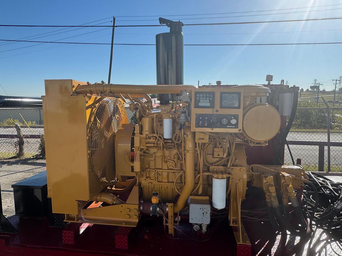 Used Bowen 120 Ton 3.5 Power Swivel P/B CAT 3126 Diesel Engine, Skidded