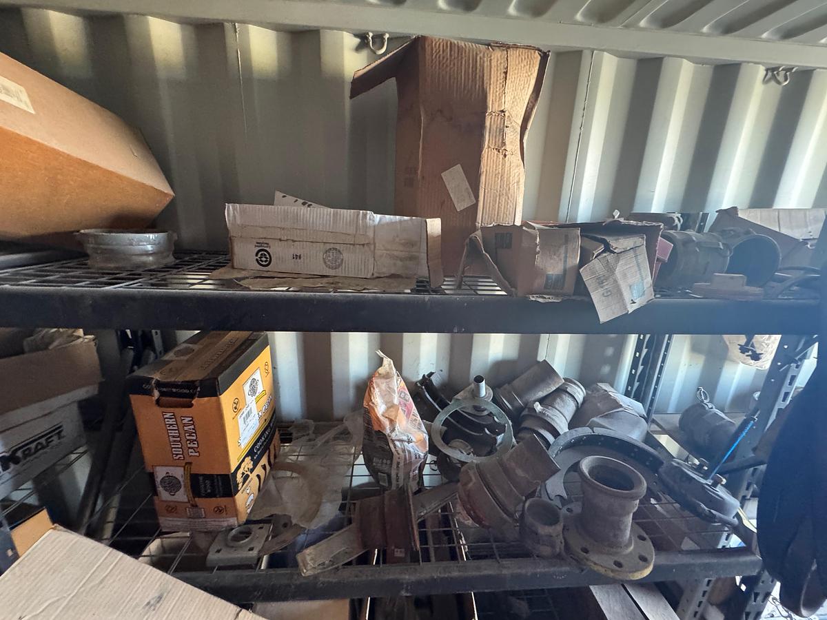Used 20' Conex Shipping Container with Contents