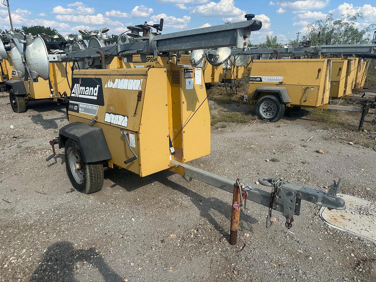 Used Allmand Night-Lite Pro NL 8 8KW Light Plant with CAT Engine