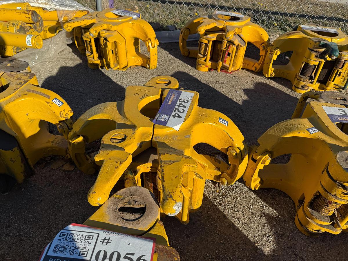 Used (2) APT MGG 3 1/2" 250-Ton BN DP Elevators