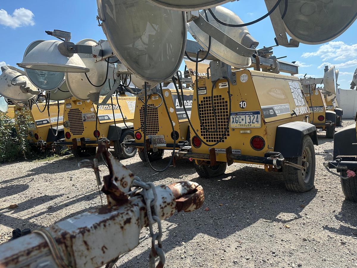 Used Allmand Night-Lite Pro NL 8 8KW Light Plant with CAT Engine