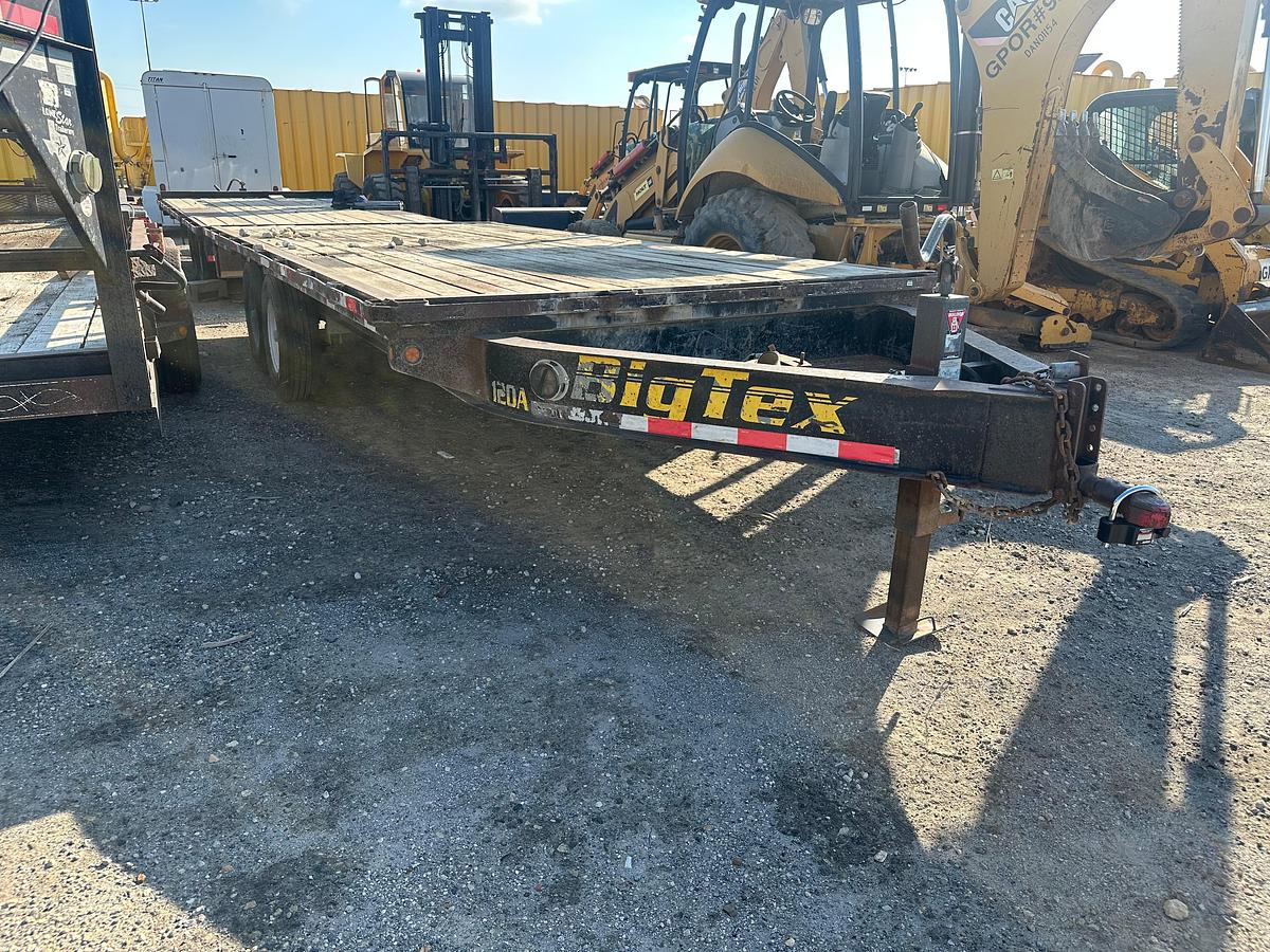 Used Big Tex 120A Flat Bed Bumper Pull 18' Deck Trailer