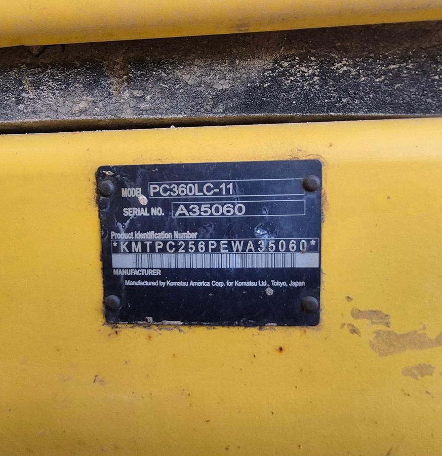 Used Komatsu PC360LC Excavator