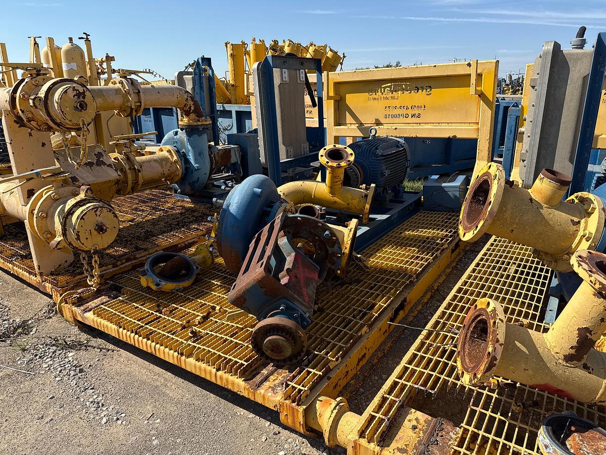 Used 8 x 6 x 14 Transfer Pump with a WEG 75 Horsepower Electric Motor, Skidded