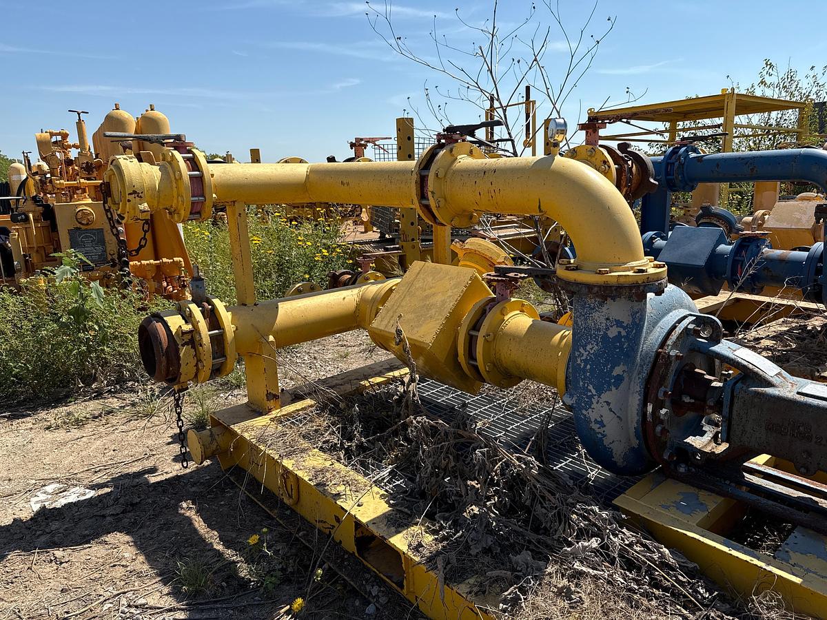 Used Forum 8x6x14 Transfer Pump With a Baldor T30 75 Horsepower Electric Motor