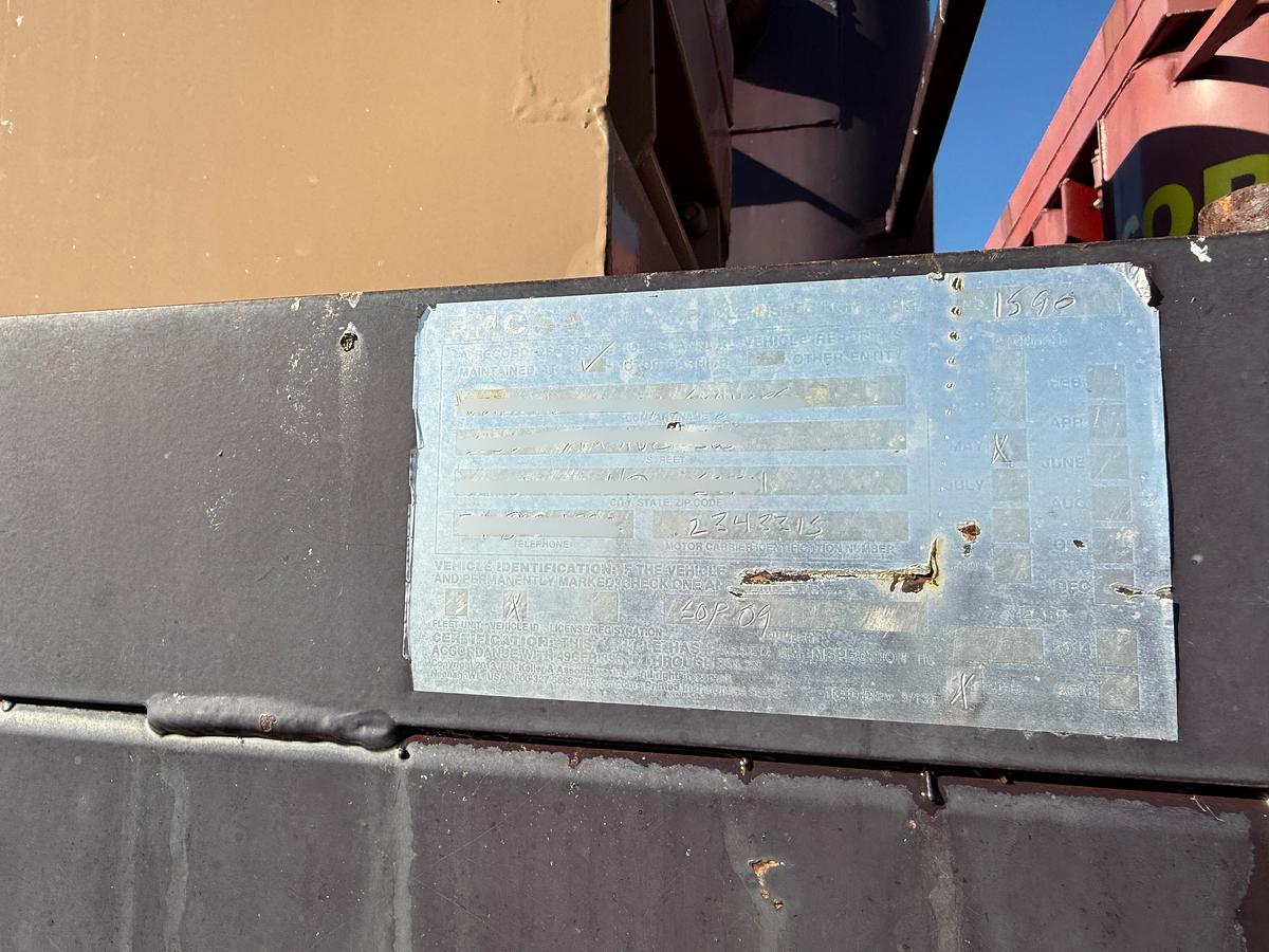 Used 440 BBLS Trailer Mounted Open Top Frac