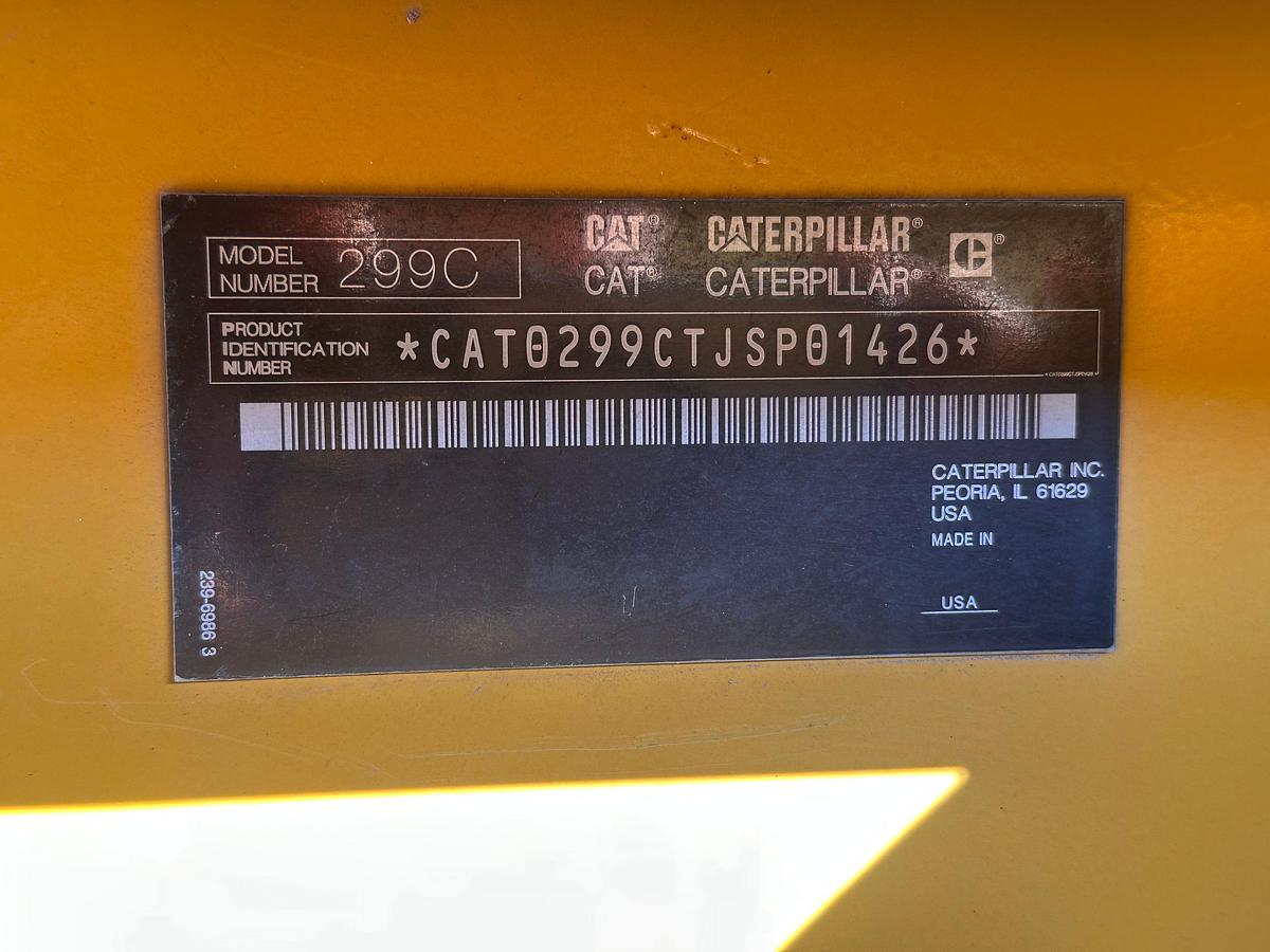 Used CAT 299C Skid Steer